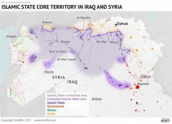 карта Исламского государства