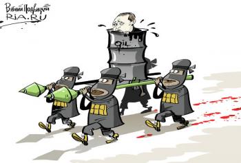 карикатура - Эрдоган и ИГИЛ