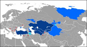 карта Турана