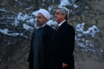 Серж Саргсян и Хасан Роухани