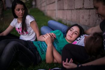 курсантки Степанакерсткой высшей военной школы курсантки Степанакерсткой высшей военной школы