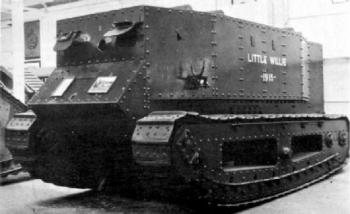 Первый в мире танк Little Willie Малыш Вилли