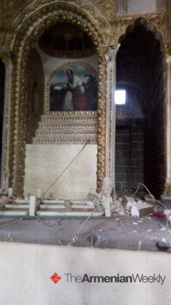 осквернена церковь в Диарбекире