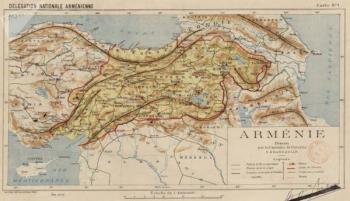 Карта объединенной Армении