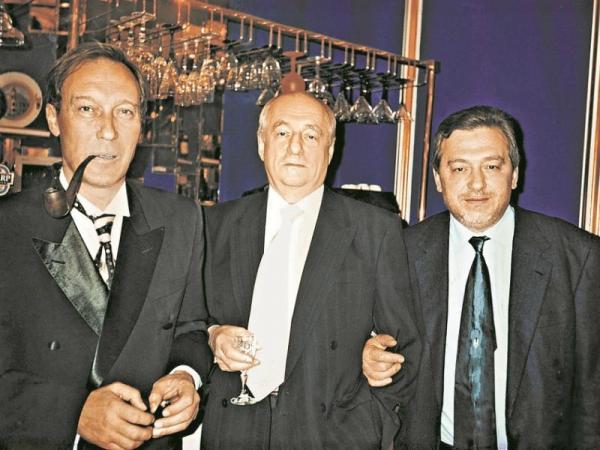 Левон Айрапетян с Марком Захаровым и Олегом Янковским