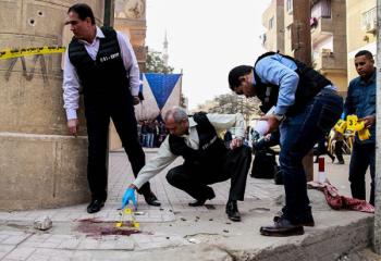 Атака на христиан Египта: 10 жертв, нападавшего убили на месте