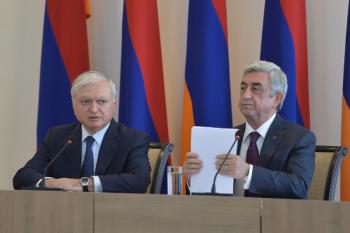 Серж Саргсян: Внешняя политика Армении не должна ограничиваться и вращаться только вокруг карабахской проблемы