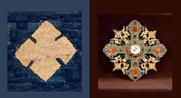 Крест христианской Византии