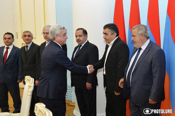 Серж Саргсян и АРФД