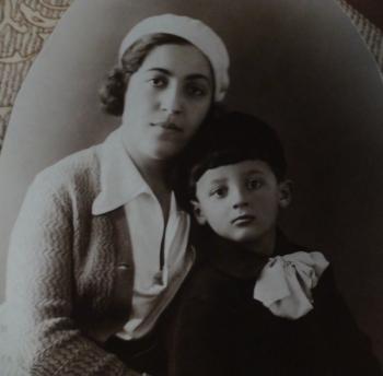 Охита Тер-Багдасарян с сыном Леонидом