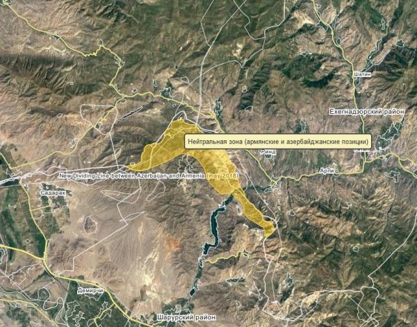 Нахиджеван новые позиции ВС Армении и Азербайджана
