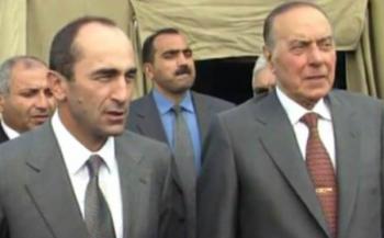 Гейдар Алиев и Роберт Кочарян