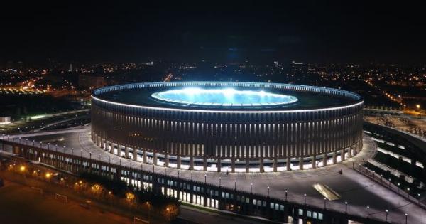 Освещение стадиона Краснодар светильниками FEREKS