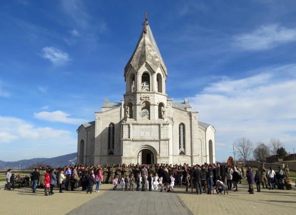 крещение военнослужащих Шуши