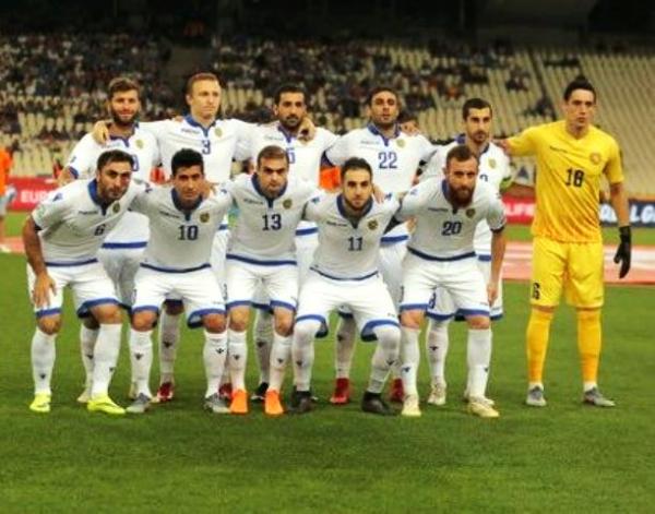 Сборная Армении по футболу в рейтинге УЕФА