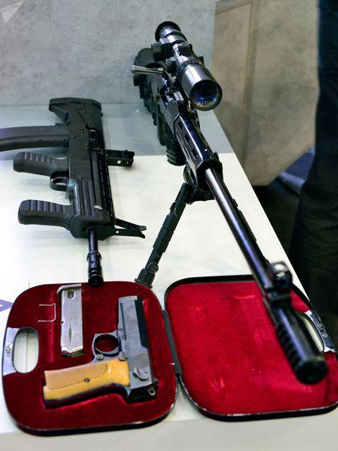 Оружие в армянском павильоне на форуме Армия-2019