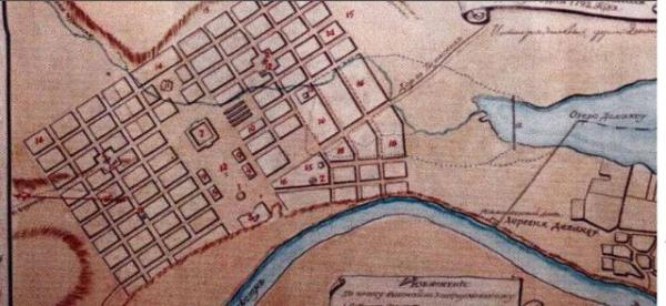 план Григориополя 1792 г.