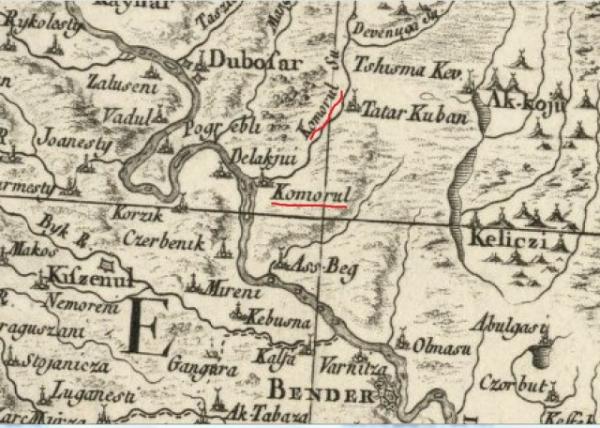 карта Коморул