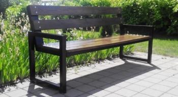 Пример готовой скамейки Пример готовой скамейки