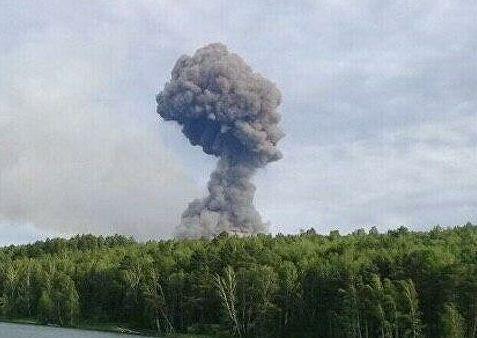ВИДЕО: «Гриба» от взрыва над Ачинском попал в сеть