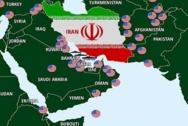 Военные базы США вокруг Ирана