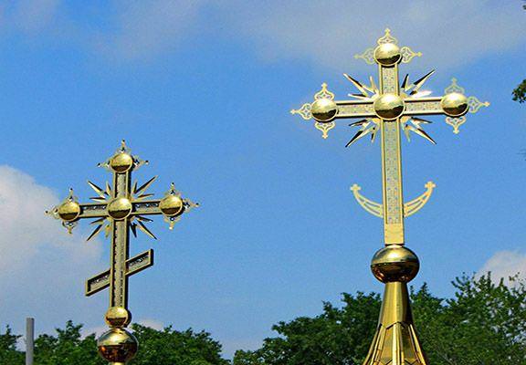 кресты на русских церквях