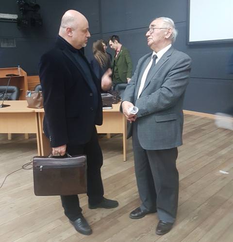 Рубен Киракосян и профессор Сурен Авакян