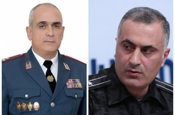 Уволились сразу два замначальника полиции Армении